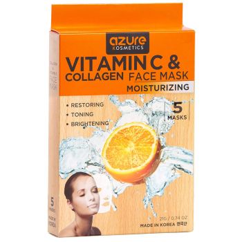 Pack of 10 Vitamin C and Collagen Moisturizing Fac